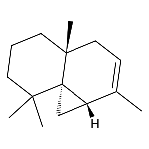 Structure of (e)-thujopsene