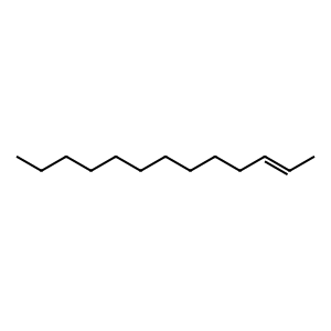 Structure of (e)-tridec-2-ene