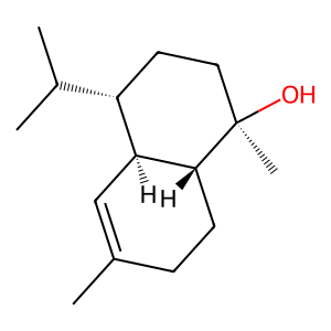 Structure of (-)-alpha-cadinol