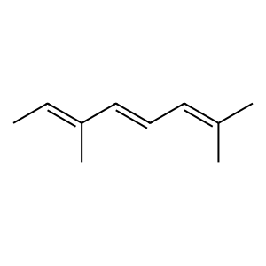 Structure of (e,e)-alloocimene