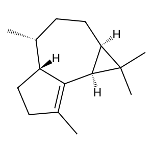 Structure of (-)-alpha-gurjunene