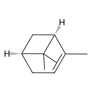 Structure of (-)-alpha-pinene