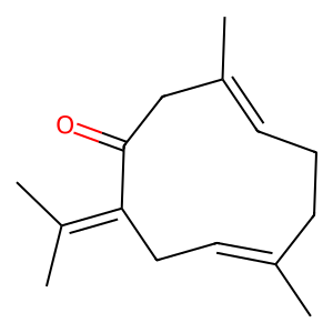 Structure of (e,e)-germacrone