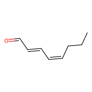 Structure of (e,z)-2,4-octadienal