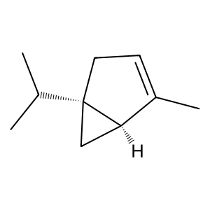 Structure of (-)-alpha-thujene