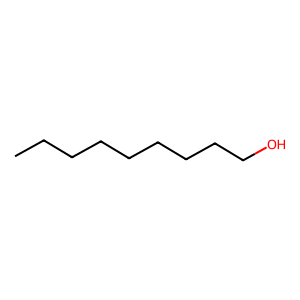 Structure of (n)-nonanol