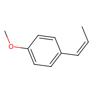 Structure of (z) anethole