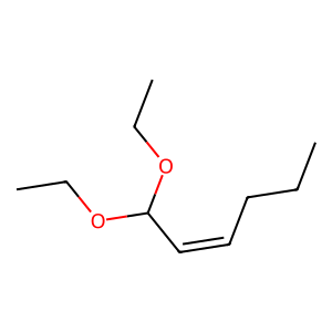 Structure of (z)-1,1-diethoxyhex-2-ene