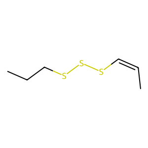 Structure of (z)-1-propenyl propyl trisulfide
