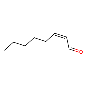 Structure of (z)-2-octenal