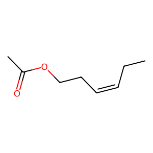 Structure of (z)-3-hexenyl acetate