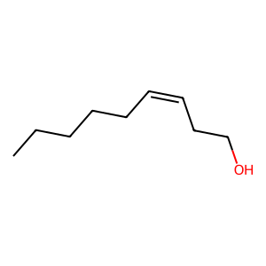 Structure of (z)-3-nonen-1-ol