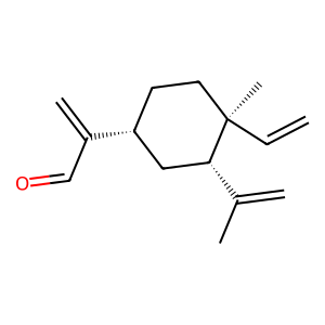 Structure of (-)-elema-1,3,11(13)-trien-12-al
