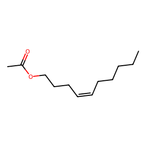 Structure of (z)-4-decen-1-yl acetate