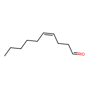 Structure of (z)-4-decenal