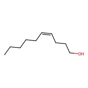 Structure of (z)-4-decenol