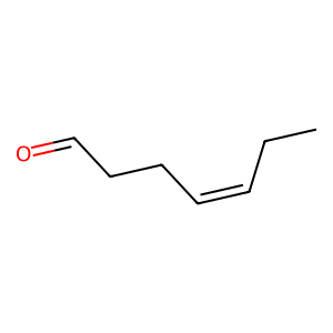 Structure of (z)-4-heptenal