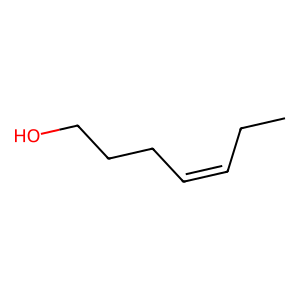 Structure of (z)-4-heptenol
