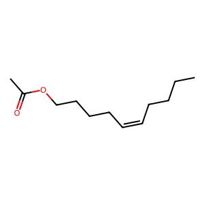 Structure of (z)-5-decenyl acetate