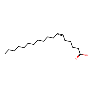 Structure of (z)-6-octadecenoic acid
