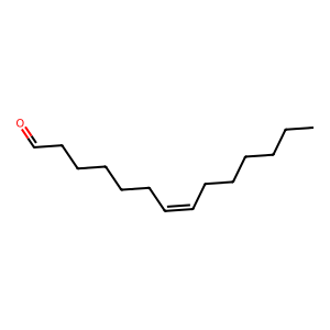 Structure of (z)-7-tetradecenal