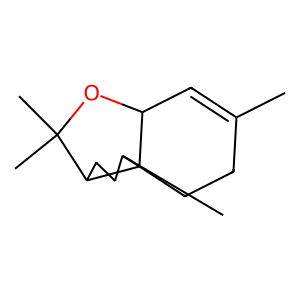 Structure of (-)-italicene ether