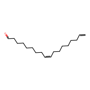 Structure of (z)-9,17-octadecadienal