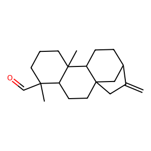 Structure of (-)-kaur-16-en-19-al