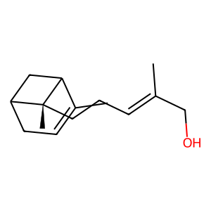 Structure of (z)-alpha-(e)-bergamotol