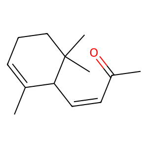 Structure of (z)-alpha-ionone